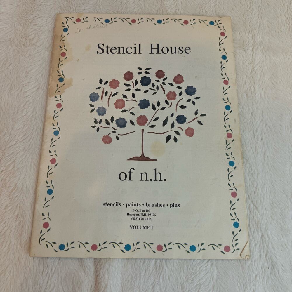 Stencil House of NH Volume 1 Craft Catalog Vintage
